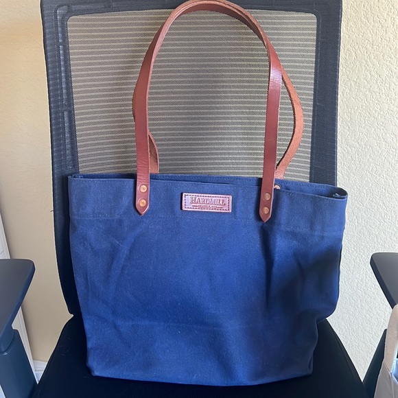 Hardmill Handbags - Hardmill Authentic Canvas Market Tote Bag